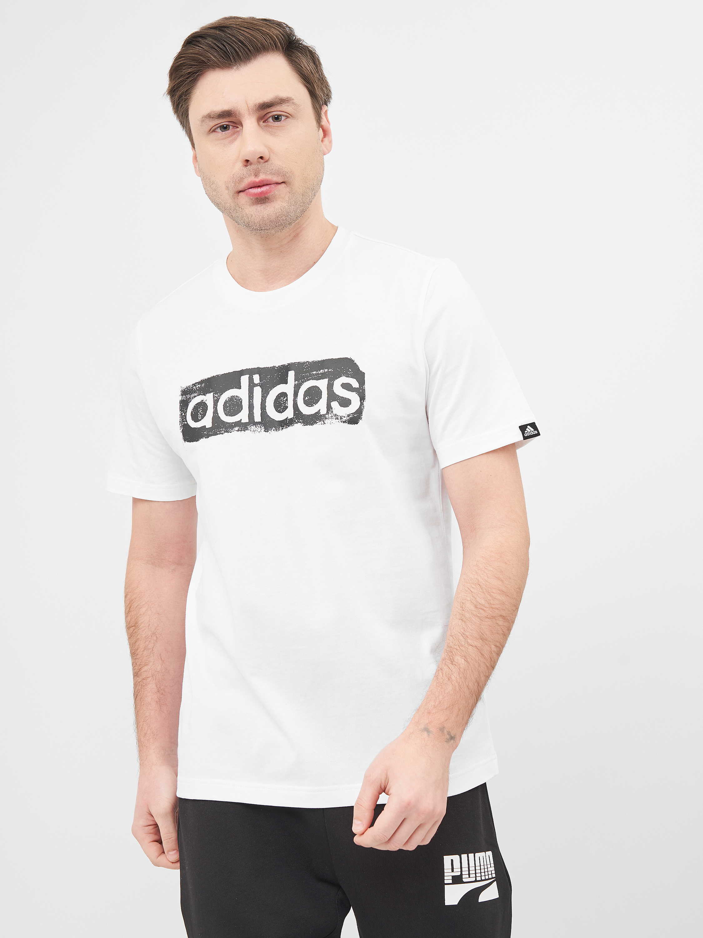 

Футболка Adidas M Brshstrk V4 T GL2862 L White