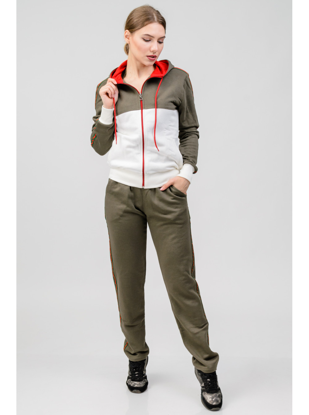 

Спортивный костюм GO fitness КЖ002 хаки M-L Хаки