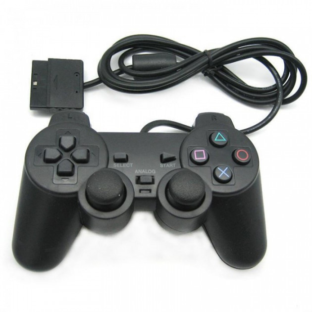 

Проводной геймпад UTM Джойстик Sony PS2 (Original) Black (1093A)