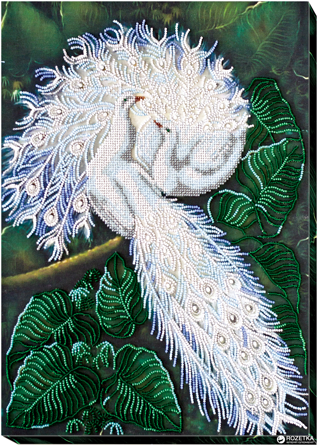 

Набор для вышивки бисером Абрис Арт Белоснежный символ счастья (AB-398)