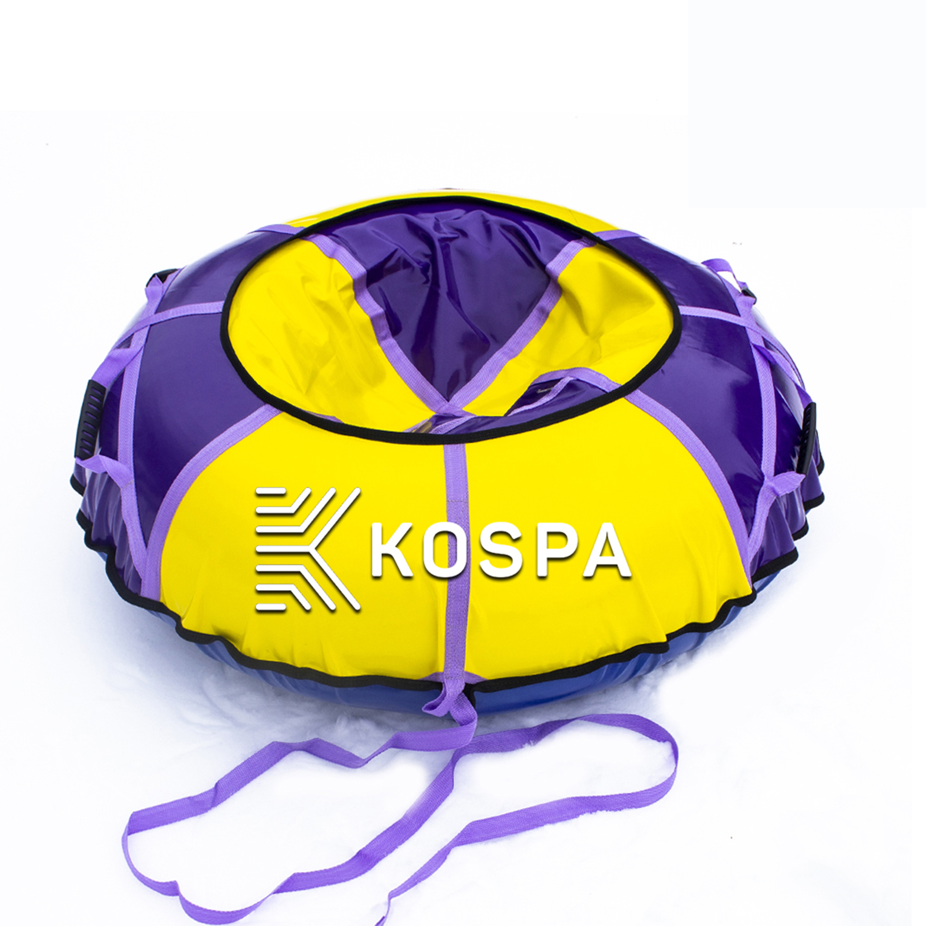 

Тюбинг надувные санки, ватрушка Kospa Фиолетовый-Желтый Диаметр 80 см (TB30085)