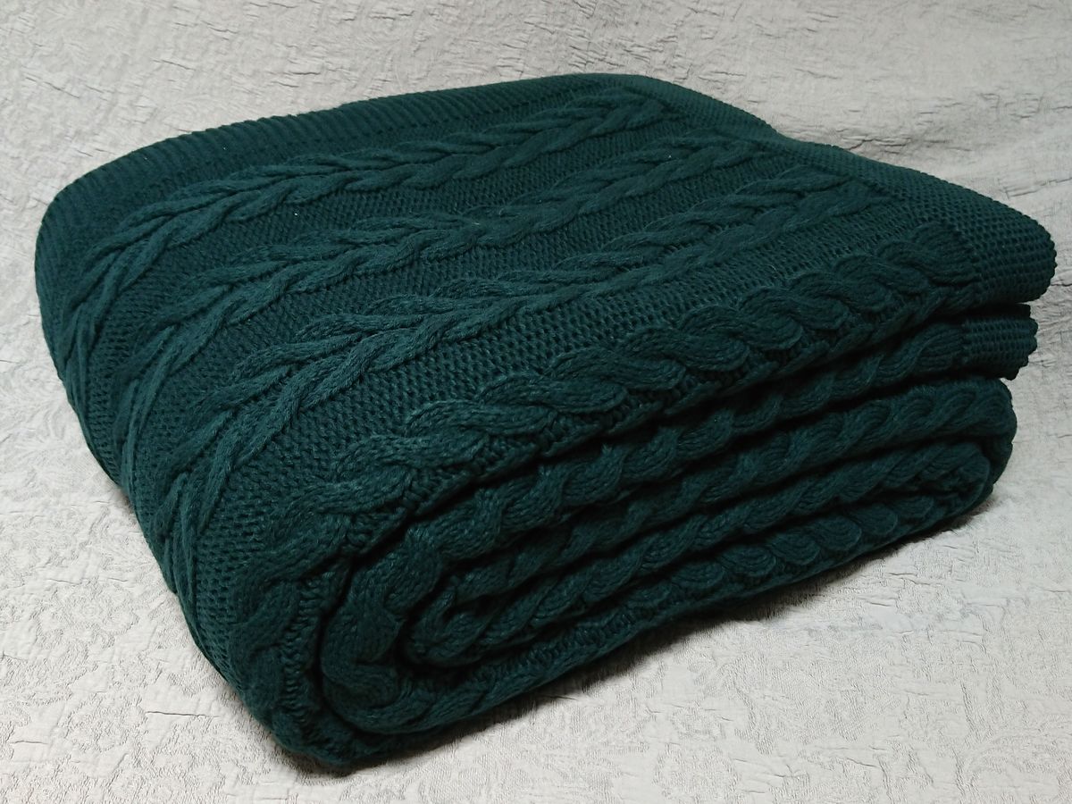 

Плед Betires Bremen Dark Green 220x240 см