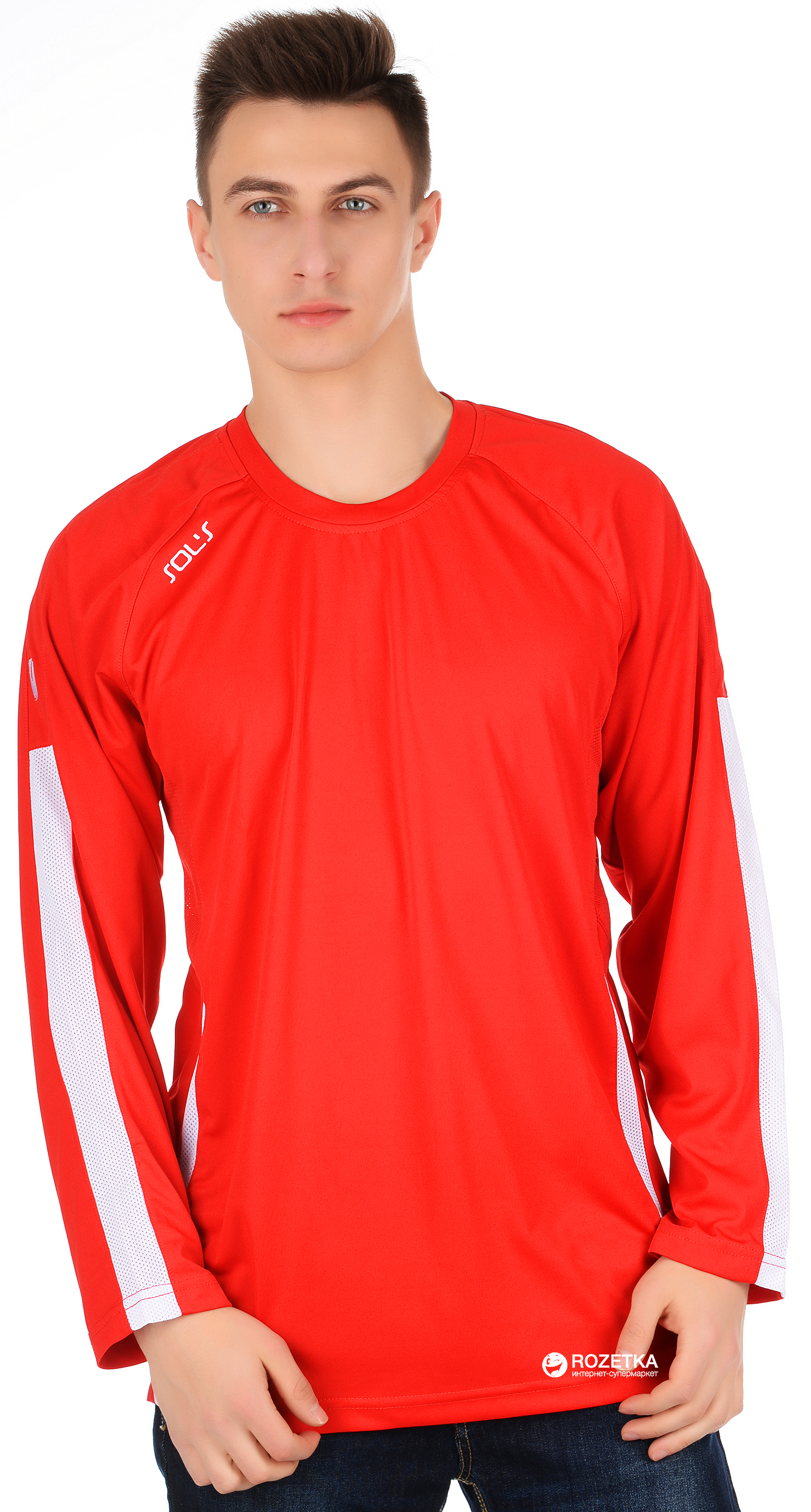 

Футболка с длинными рукавами Sol's Wembley SSL 90201908 M Красная