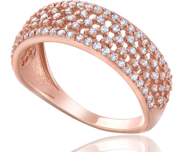 

Кольцо золотое с куб. цирконием "Корнелия", КД2013, 16.5 размер