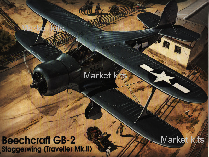 

Самолет Beechcraft GB-2 Staggerwing (Traveller Mk.II) 1:48 RODEN (RN447)