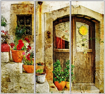 

Шкаф купе Luxe Studio Стандарт-1 Фотопечать Архитектура-103 2300x2100x450 трехдверный