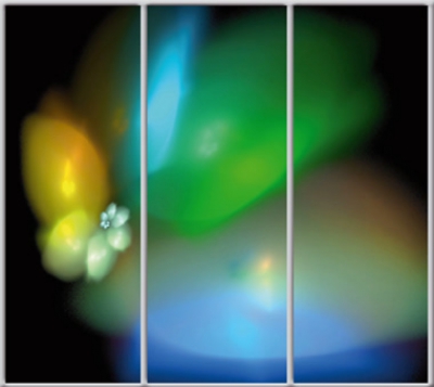 

Шкаф купе Luxe Studio Стандарт-1 Фотопечать Абстракция-42 2300x2000x450 трехдверный