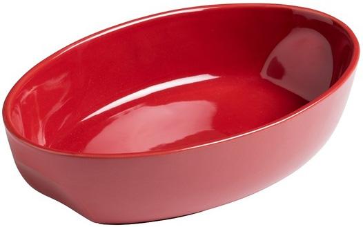 

Форма для выпечки керамическая Pyrex Curves овальная 33х21см, красная