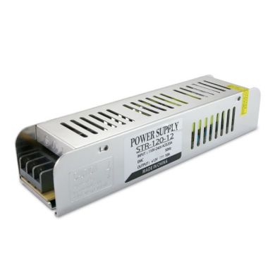 

Блок питания OEM DC12 120W 10А STR-120 узкий (131724)