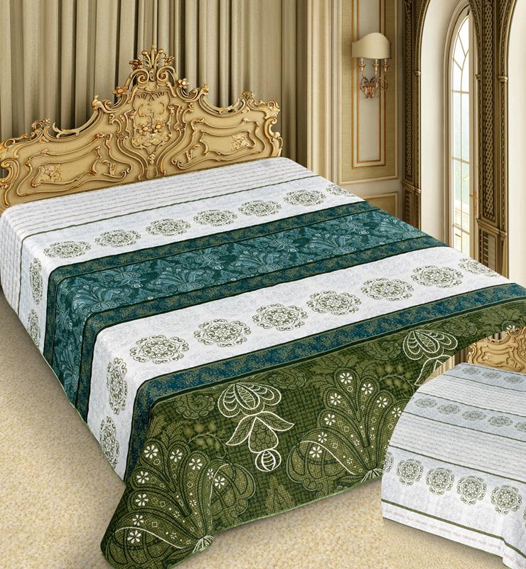 

Покрывало Love You Barokko Paisley "Green" 220х240см