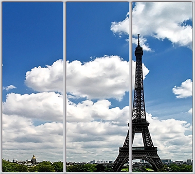 

Шкаф купе Luxe Studio Стандарт-1 Фотопечать Архитектура-68 2300x2400x450 трехдверный