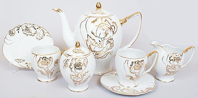 

Чайный сервиз Princess Gold-C78 15 предметов