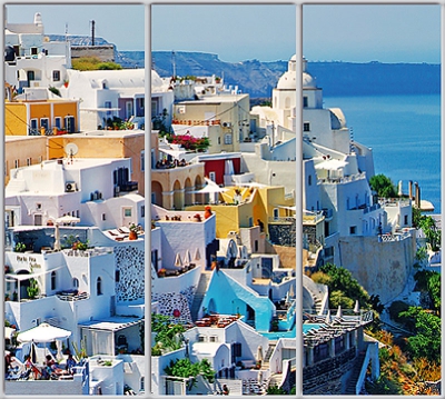 

Шкаф купе Luxe Studio Стандарт-1 Фотопечать Архитектура-110 2300x2100x450 трехдверный