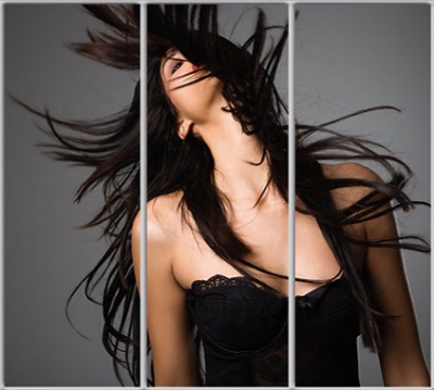 

Шкаф купе Luxe Studio Стандарт-1 Фотопечать Салон красоты-13 2300x2200x450 трехдверный