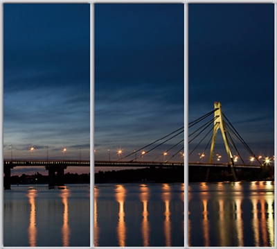 

Шкаф купе Luxe Studio Стандарт-1 Фотопечать Архитектура-41 2300x2000x450 трехдверный