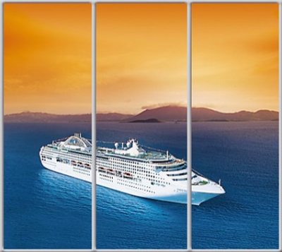 

Шкаф купе Luxe Studio Стандарт-1 Фотопечать Транспорт-8 2300x2400x450 трехдверный