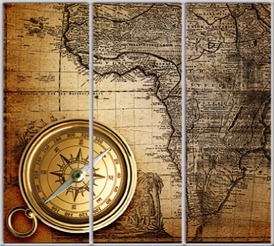 

Шкаф купе Luxe Studio Стандарт-1 Фотопечать Ретро-28 2200x2400x450 трехдверный