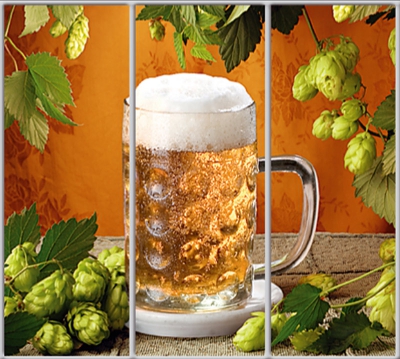 

Шкаф купе Luxe Studio Стандарт-1 Фотопечать Еда и напитки-22 2300x2200x450 трехдверный