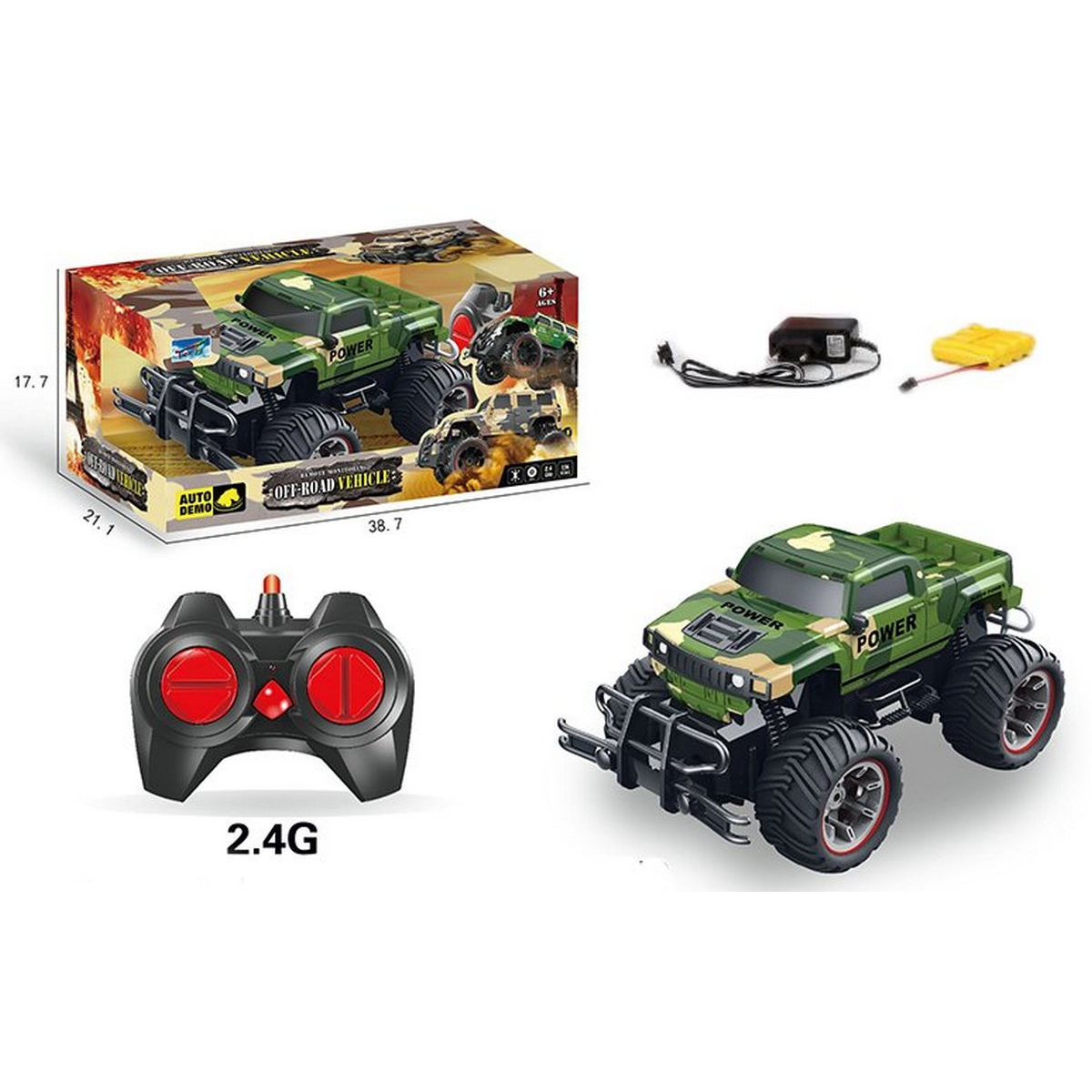 

Джип военный на радиоуправлении A-Toys (666-154B)