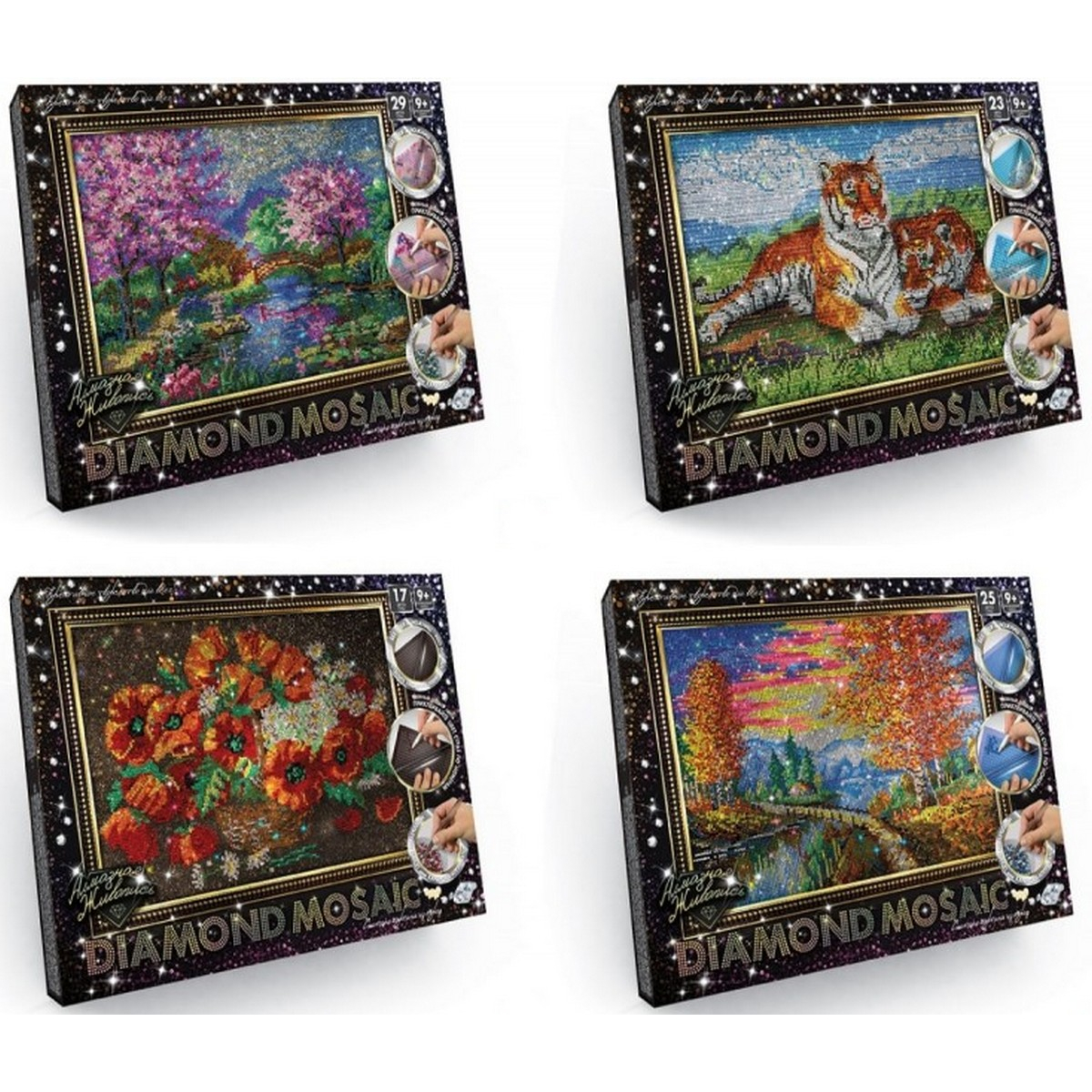 

Набор для творчества «Алмазная живопись-Diamond mosaic» Danko Toys (ОО-09-93)