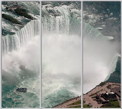 

Шкаф купе Luxe Studio Стандарт-1 Фотопечать Природа-35 2300x2400x450 трехдверный