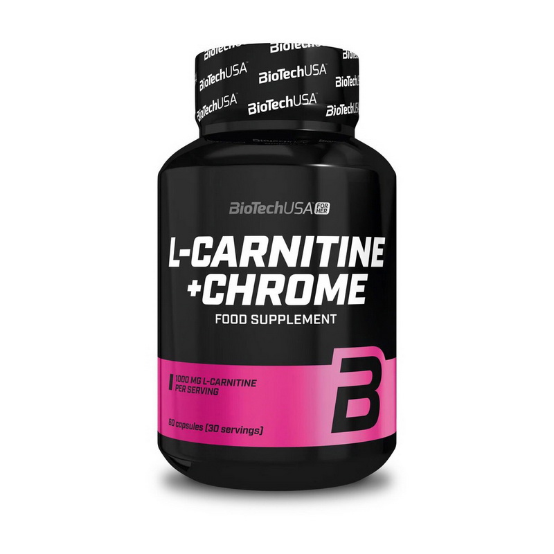 

L-карнитин BioTech L-Carnitine + Chrome 60 капс Без вкуса (2207f51)