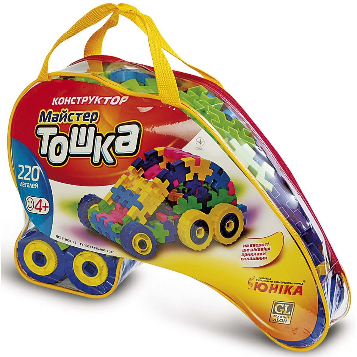 

Конструктор «Мастер Тошка» 220 дет Юника (0037)