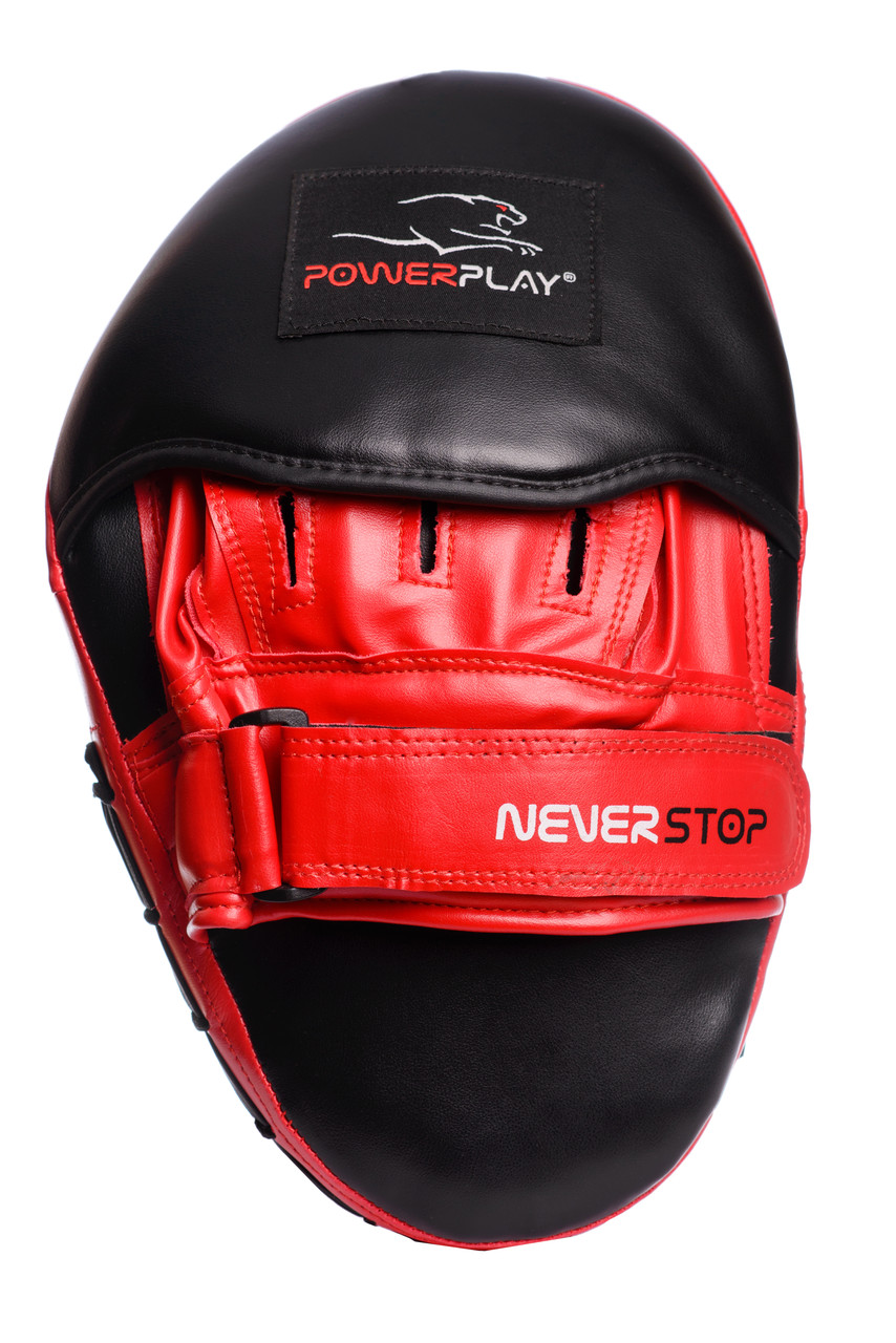 

Лапи боксерські, PowerPlay 3051 Чорно-Червоні PU, пара (F_143740)