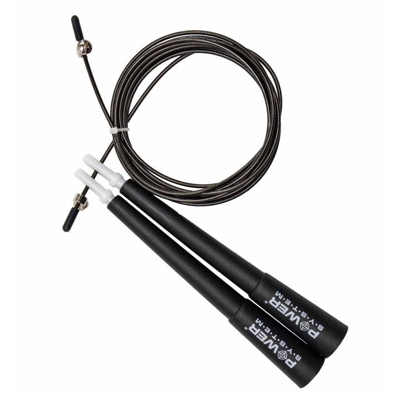 

Скоростная скакалка Ultra Speed Rope Power System-4033 Black черная (F_190305)