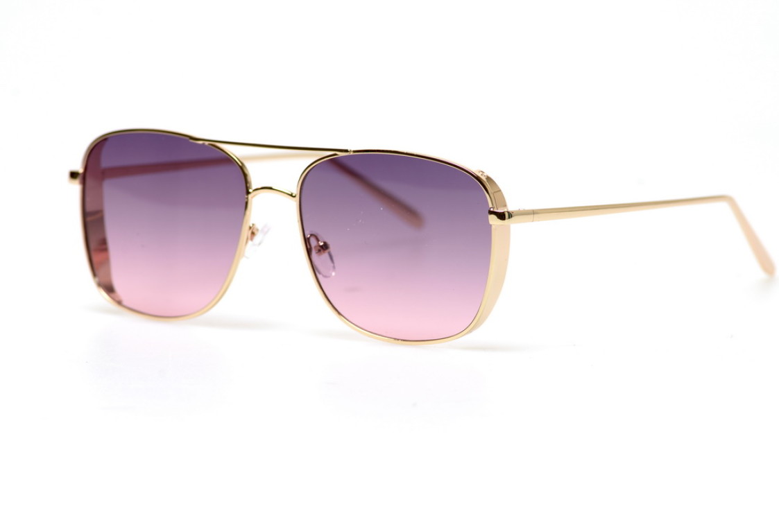 

Женские солнцезащитные очки GlasseS с поляризацией, цвет линзы розовый, цвет оправы золотой