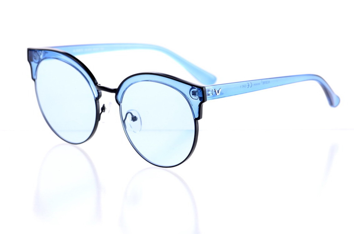 

Имиджевые очки GlasseS с поляризацией, цвет линзы синий, цвет оправы синий