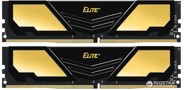 

Оперативная память Team Elite Plus DDR4-2400 16384MB PC4-19200 (Kit of 2x8192) Black (TPD416G2400HC16DC01)