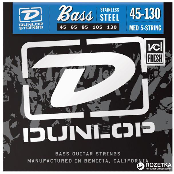 

Dunlop DBS45130 Stainless Steel Medium 5-String (45-130)