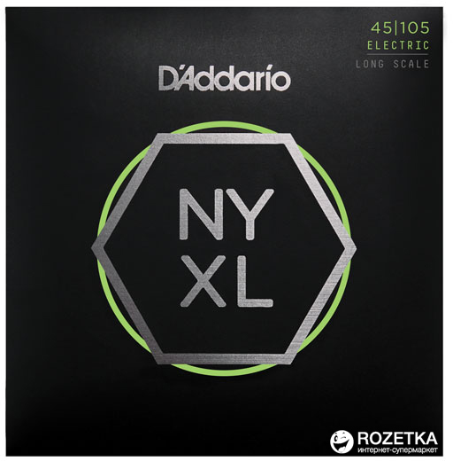 

D'Addario NYXL45105 Light Top/Med Bottom (45-105)