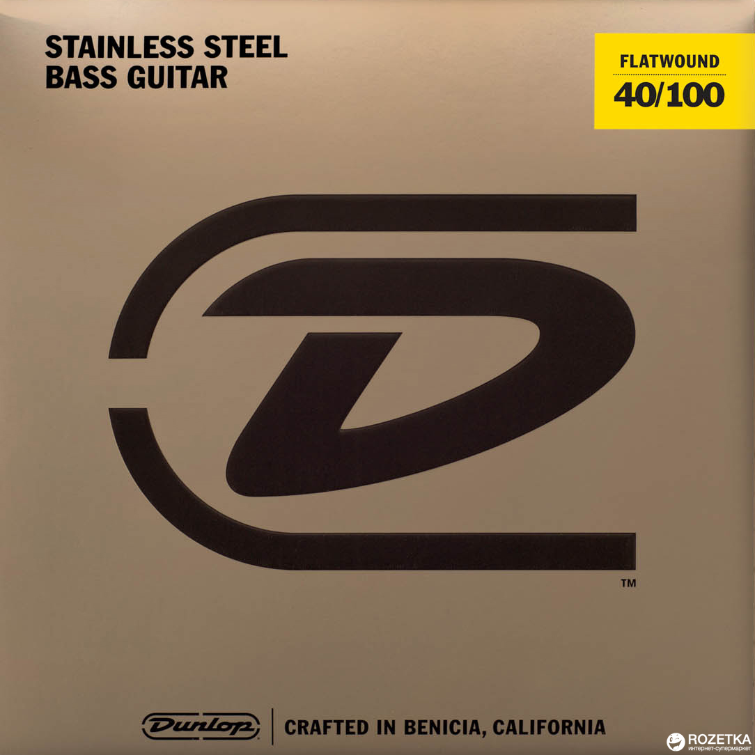

Dunlop DBFS45105 Stainless Steel Flatwound Bass (45-105)