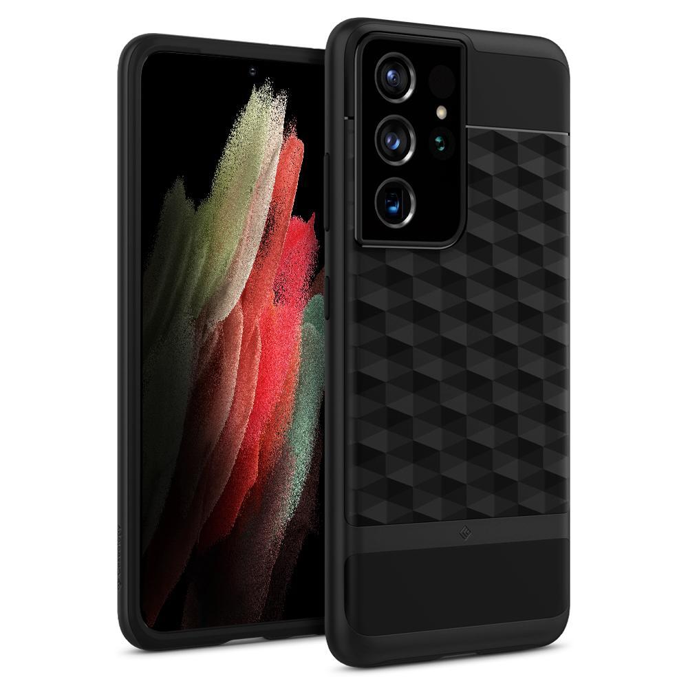 

Чехол Caseology Parallax для Samsung Galaxy S21 Ultra Matte Black