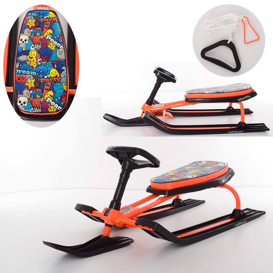 

Снегокат детский с мягким сиденьем оранжевый A-Toys (MS1798-5)