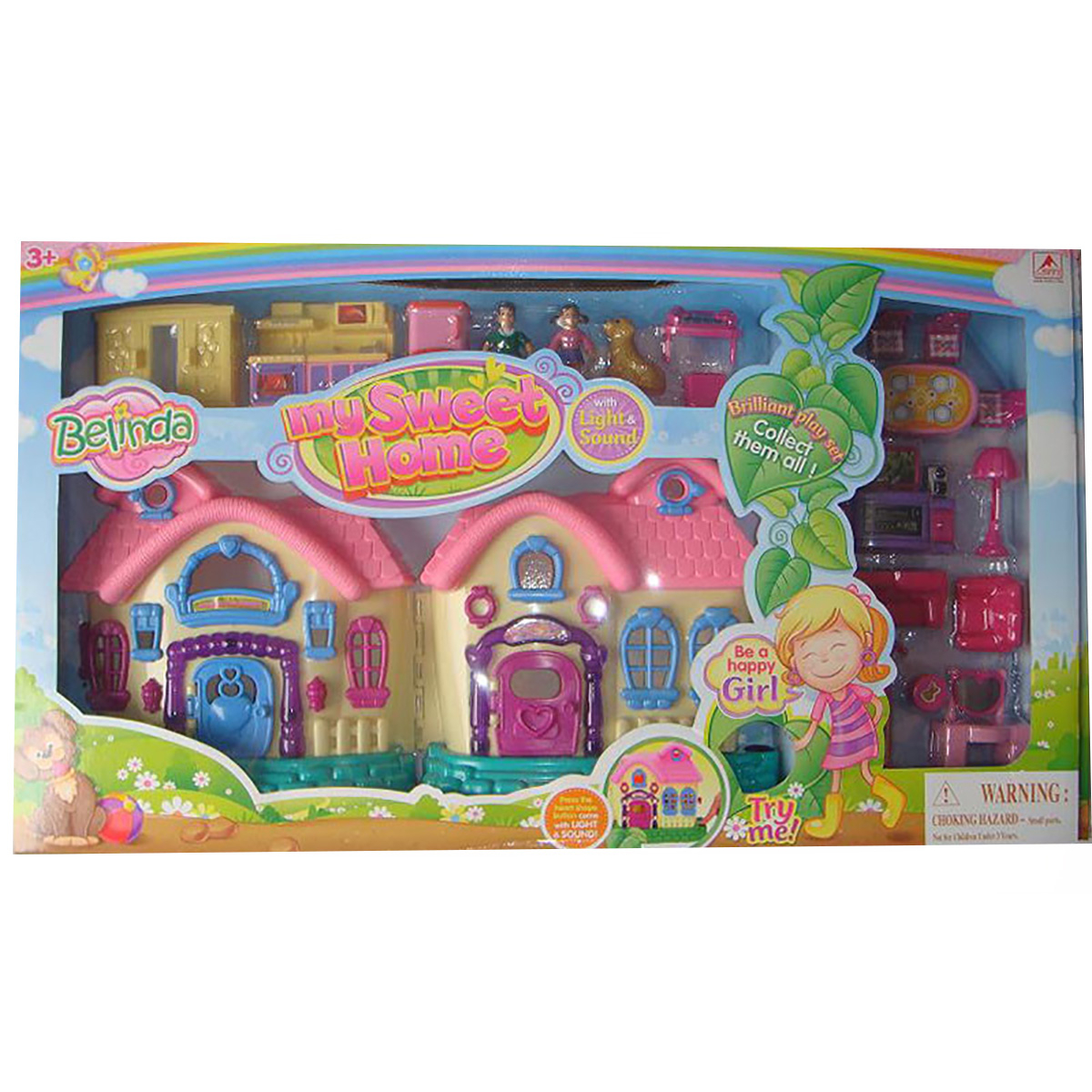 

Кукольный домик c фигурками и собакой Metr plus (16639C)