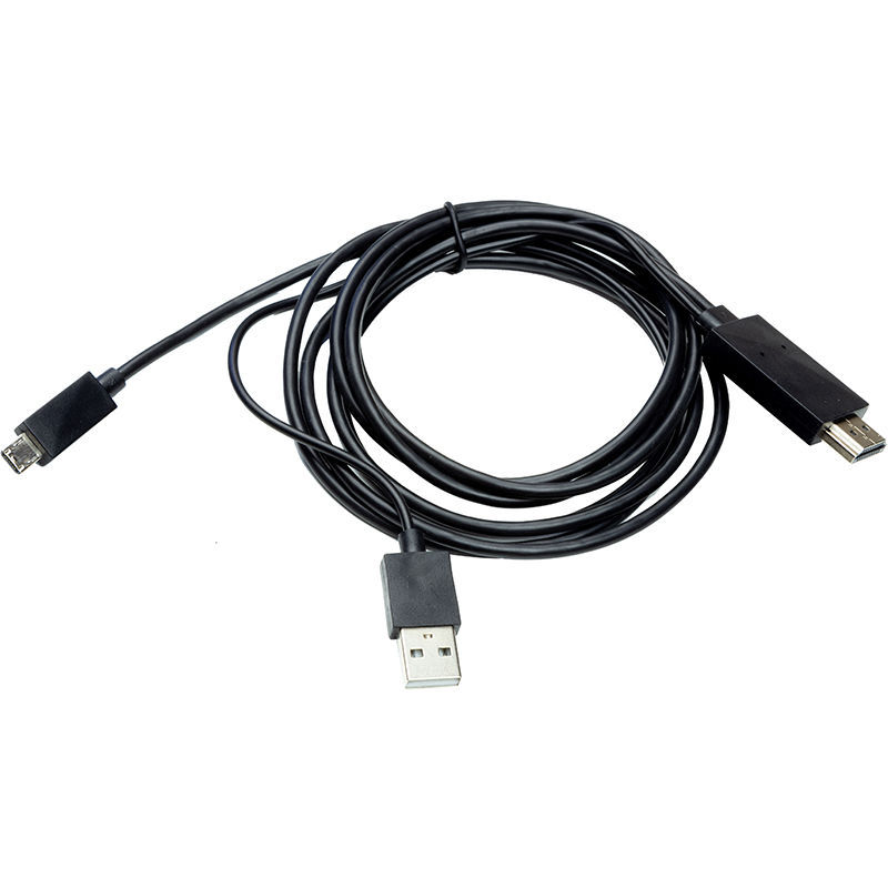 

Кабель-переходник PowerPlant Micro USB - HDMI + USB 2 м