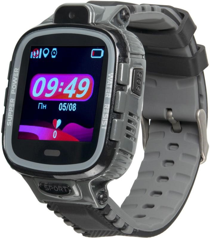 Акція на Детские смарт-часы Gelius Pro GP-PK001 (Pro Kid) Black/Silver (2099900744044) від Rozetka UA