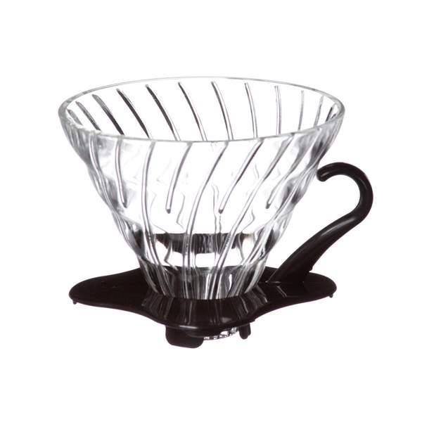 

Стеклянный Пуровер HARIO V60 02 (400мл.) Прозрачный/Черный VDG-02B