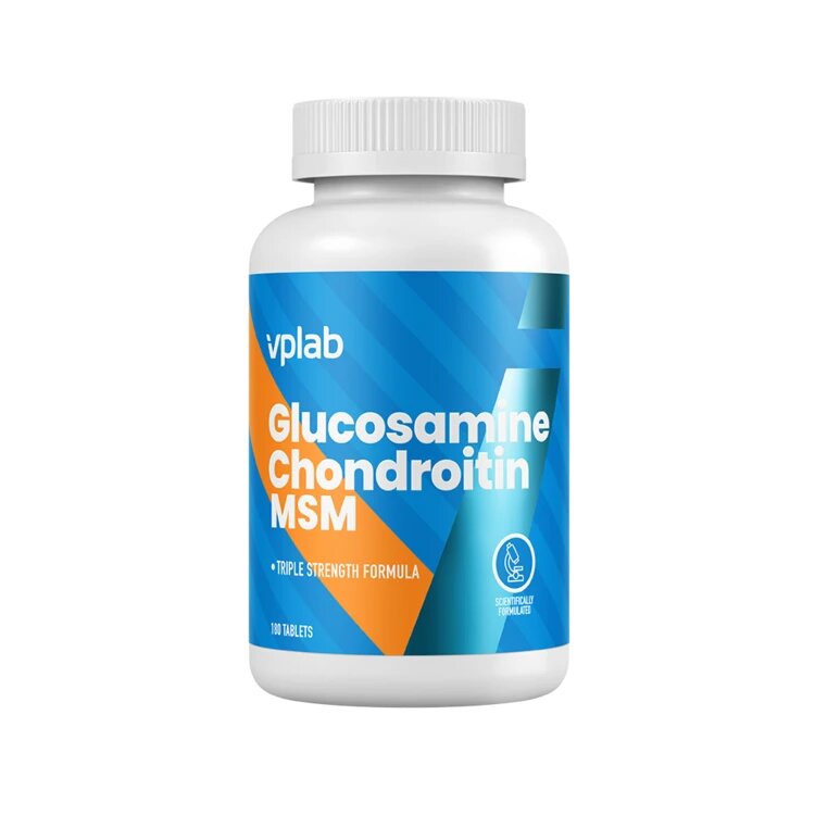

Хондропротектор VPLab Glucosamine Chondroitin MSM 180 таблеток (4384303116)