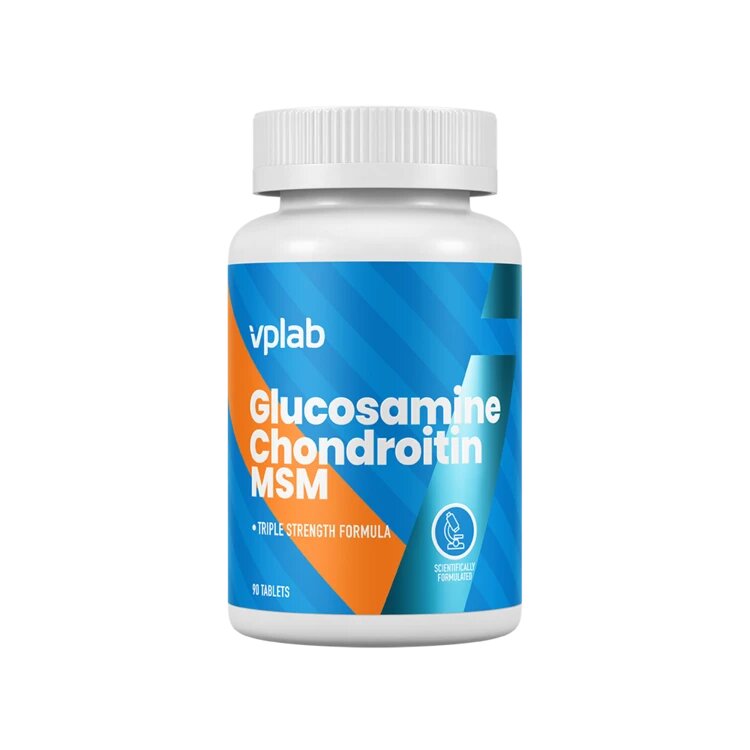

Хондропротектор VPLab Glucosamine Chondroitin MSM 90 таблеток (4384303115)