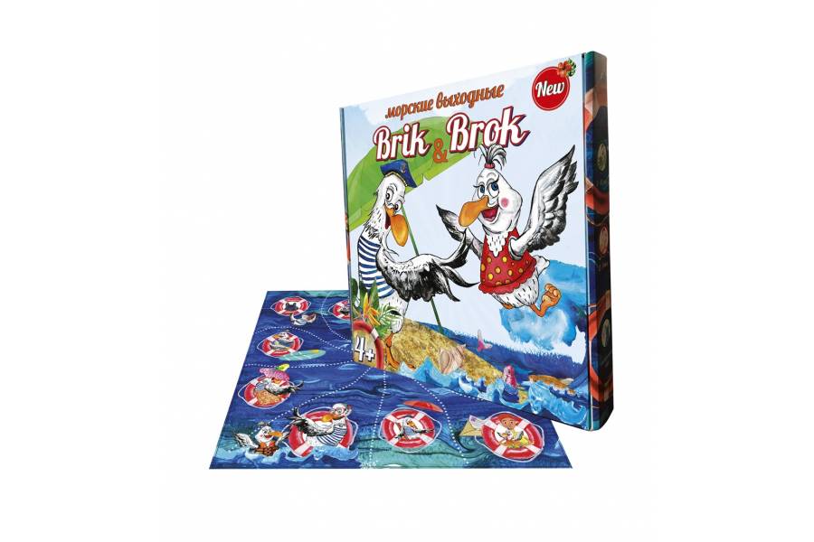 

Игра "Морские выходные Brik and Brok" STRATEG bublik (TР01430202)