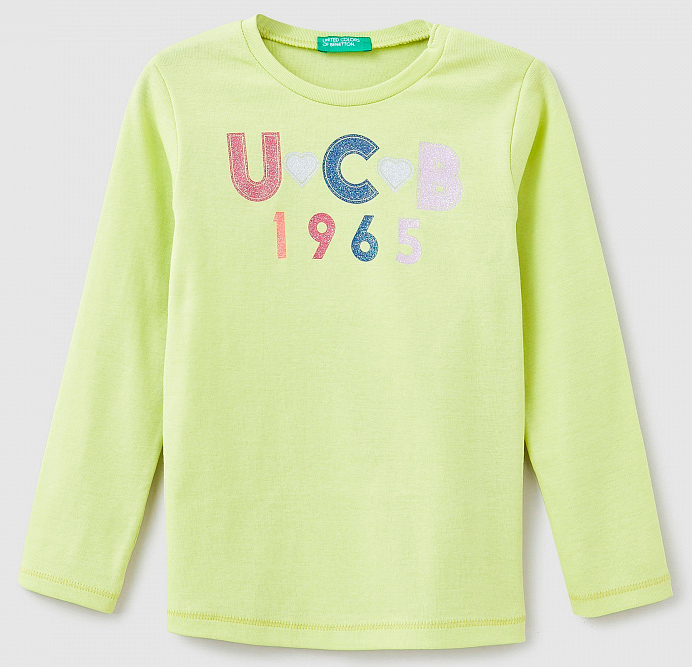 

Футболка с длинными рукавами United Colors of Benetton 3I9WC151Q.P-28M 100 см XXS