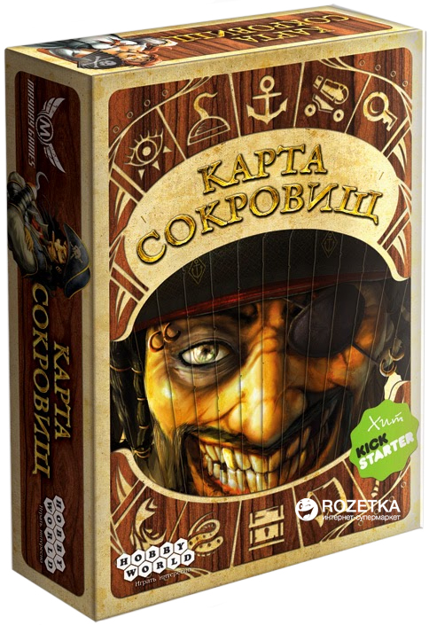 

Настольная игра Hobby World Карта сокровищ (4620011813374)