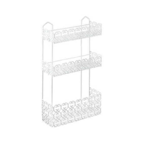

Полка 3-х секционная 30*10*50см FLORENZ METALTEX, белый (424303)