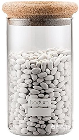

Банка для сыпучих продуктов Bodum Cork Line 1 л (8600-109-2)