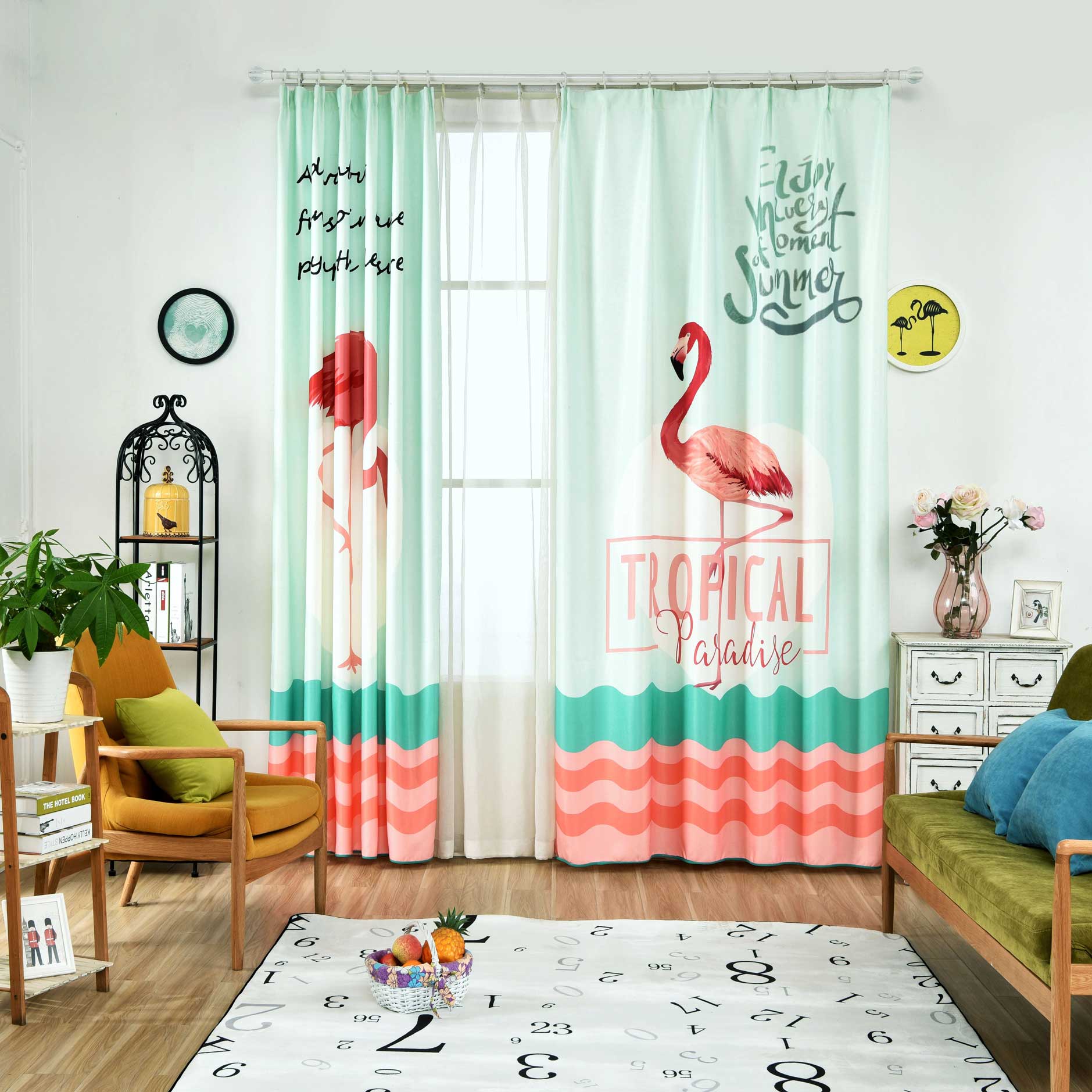

Штора Тропический рай 185 х 265 2 шт. Berni Home
