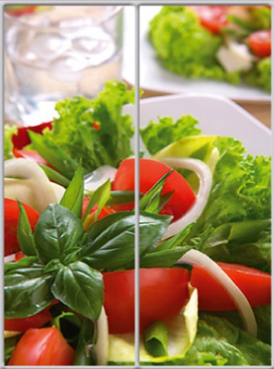 

Шкаф купе Luxe Studio Стандарт-1 Фотопечать Еда и напитки-5 1100x2200x600 двухдверный